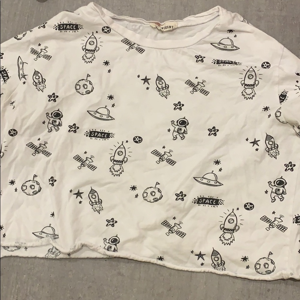 Shirt with space on it and space shirt